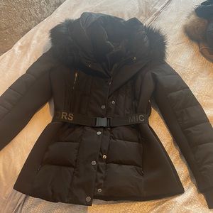 Black womens coat, Michael by Michael Kors size small